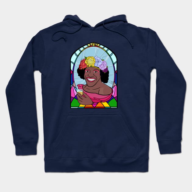 Saint Marsha, hear our prayer Hoodie by Ambrosia Salad